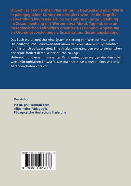 Produktbild: Werte und Bildung