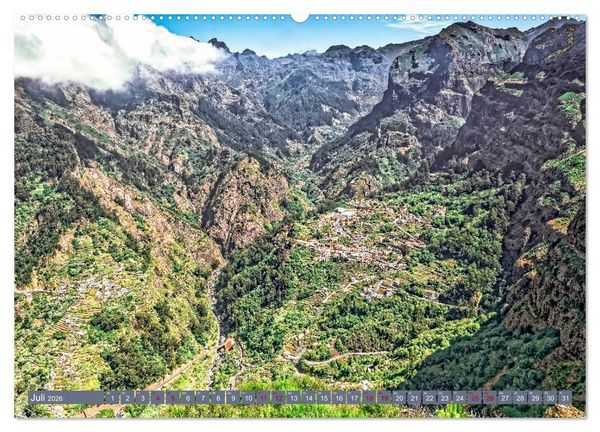 Produktbild: Madeira - Inselzauber im Atlantik (hochwertiger Premium Wandkalender 2026 DIN A2 quer), Kunstdruck in Hochglanz