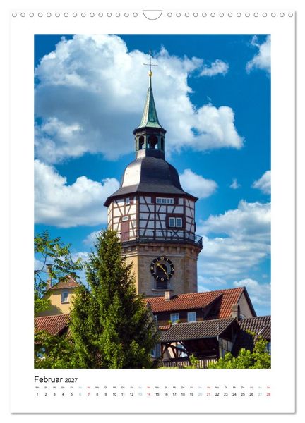 Produktbild: Unterwegs in und um Backnang (Wandkalender 2027 DIN A3 hoch), CALVENDO Monatskalender