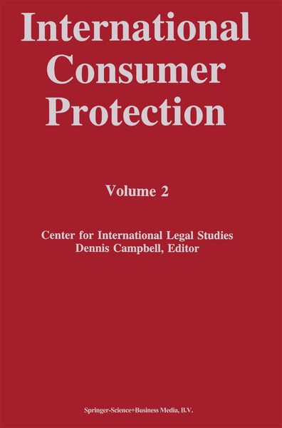 Produktbild: International Consumer Protection