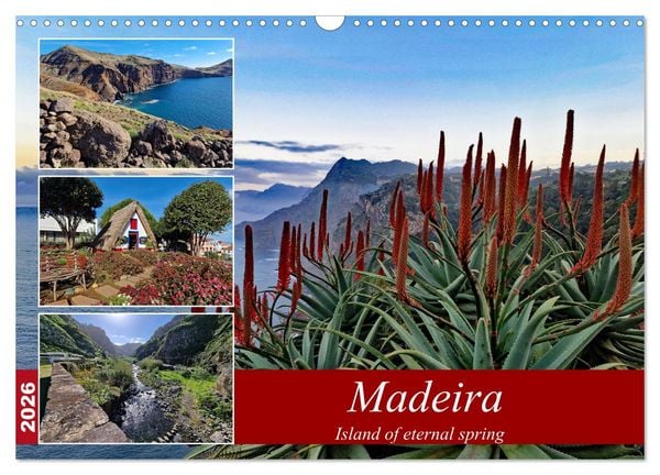 Produktbild: Madeira island of eternal spring (Wall Calendar 2026 DIN A3 landscape), CALVENDO 12 Month Wall Calendar