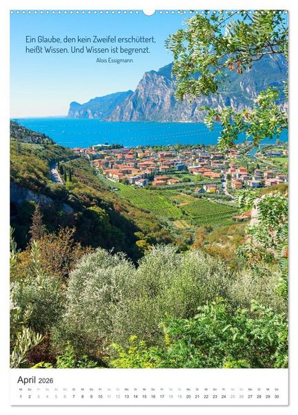 Produktbild: Christliche Natur-Poster 2026 (hochwertiger Premium Wandkalender 2026 DIN A2 hoch), Kunstdruck in Hochglanz