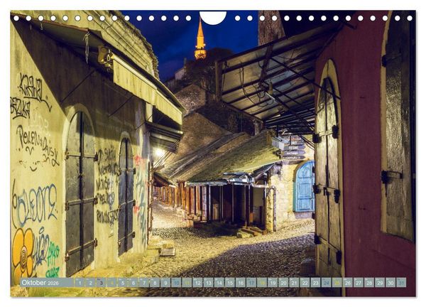 Produktbild: Die Altstadt von Mostar (Wandkalender 2026 DIN A4 quer), CALVENDO Monatskalender