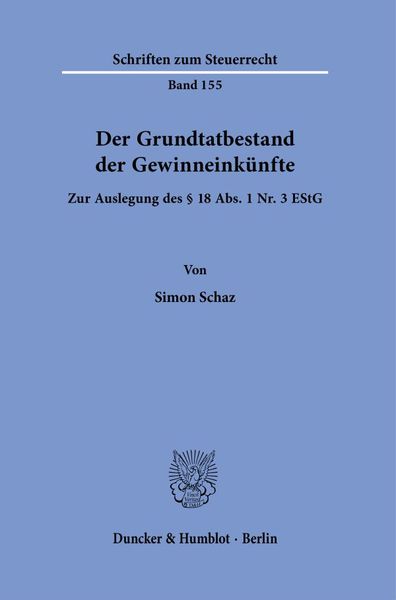 Produktbild: Der Grundtatbestand der Gewinneink&uuml;nfte.