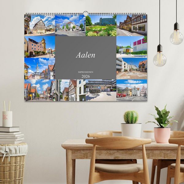 Produktbild: Aalen Impressionen (Wandkalender 2026 DIN A2 quer), CALVENDO Monatskalender