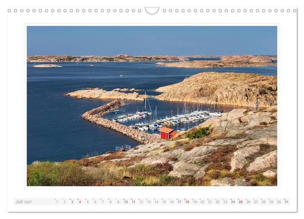Produktbild: Bohusl&auml;n. Lysekil - Fiskeb&auml;ckskil - Grundsund (Wandkalender 2027 DIN A3 quer), CALVENDO Monatskalender