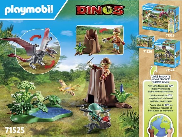 Produktbild: PLAYMOBIL 71525 Beobachtungsstation f&uuml;r Dimorphodon