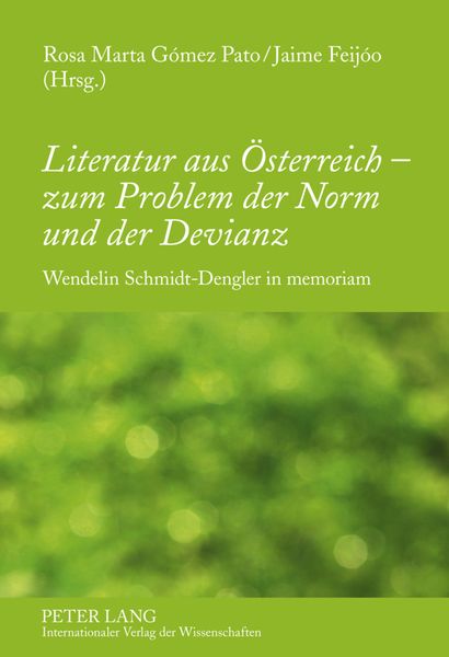 Produktbild: Literatur aus Oesterreich &ndash; zum Problem der Norm und der Devianz