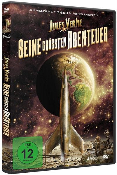 Produktbild: Jules Verne - Seine gr&ouml;&szlig;ten Abenteuer [4 DVDs]