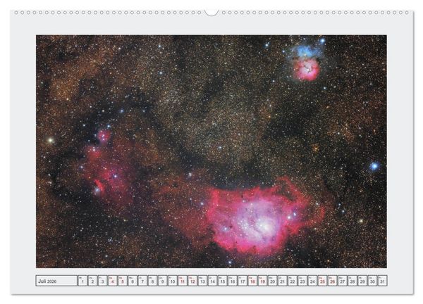 Produktbild: Himmelswelten (Wandkalender 2026 DIN A2 quer), CALVENDO Monatskalender