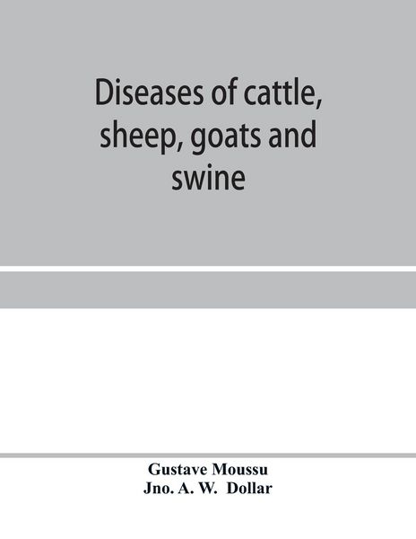Produktbild: Diseases of cattle, sheep, goats and swine