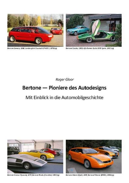 Produktbild: Bertone &ndash; Pioniere des Autodesigns