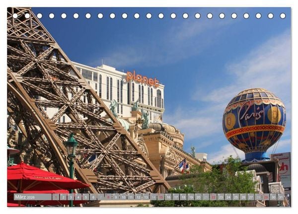 Produktbild: Las Vegas - Nevada (Tischkalender 2026 DIN A5 quer), CALVENDO Monatskalender
