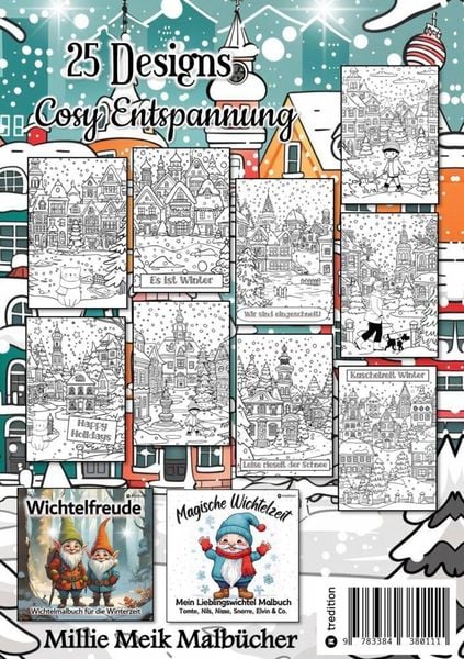 Produktbild: Malbuch Weihnachten f&uuml;r Erwachsene - Winter Malbuch f&uuml;r Erwachsene, Frauen, Jugendliche