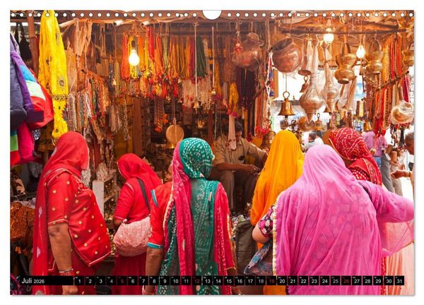 Produktbild: Rajasthan, Indien - Pushkar Mela (Wandkalender 2026 DIN A3 quer), CALVENDO Monatskalender