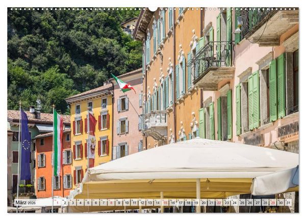 Produktbild: WUNDERBARER GARDASEE Riva del Garda und Torbole (Wandkalender 2026 DIN A2 quer), CALVENDO Monatskalender