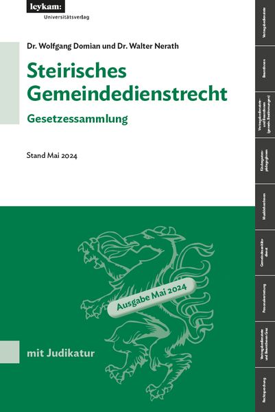 Produktbild: Steirisches Gemeindedienstrecht