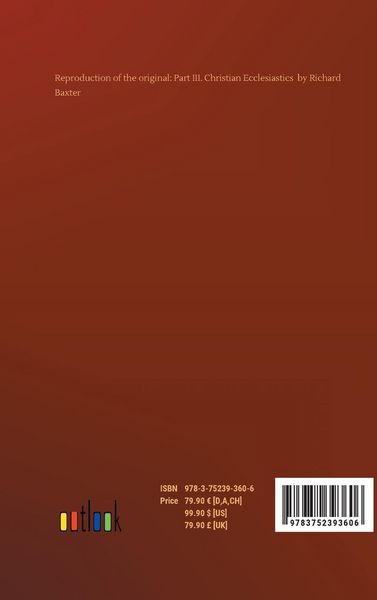 Produktbild: Part III. Christian Ecclesiastics