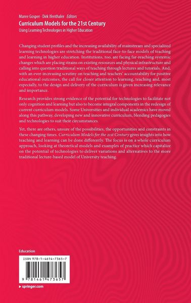 Produktbild: Curriculum Models for the 21st Century