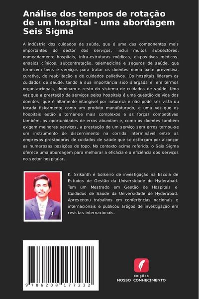 Produktbild: An&aacute;lise dos tempos de rota&ccedil;&atilde;o de um hospital - uma abordagem Seis Sigma
