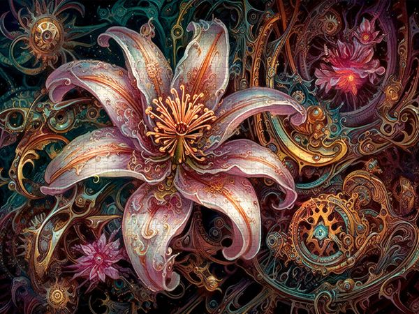 Produktbild: CALVENDO Puzzle Gro&szlig;e Lilie | 2000 Teile Lege-Gr&ouml;&szlig;e 90x67cm Foto-Puzzle f&uuml;r gl&uuml;ckliche Stunden