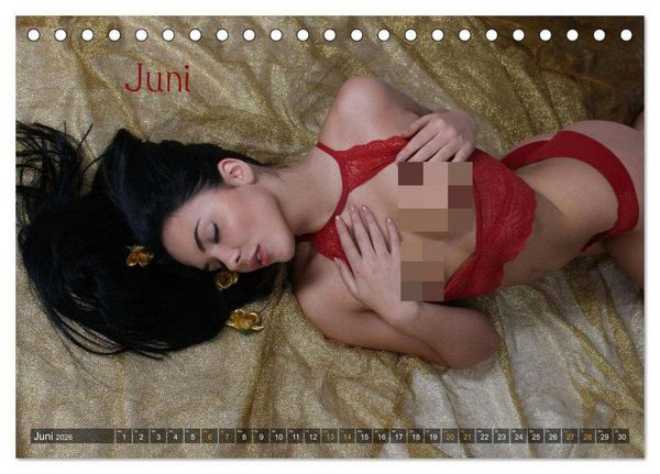 Produktbild: Erotik Fotoart Sexy Models (Tischkalender 2026 DIN A5 quer), CALVENDO Monatskalender