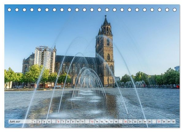 Produktbild: Romantisches Magdeburg (Tischkalender 2027 DIN A5 quer), CALVENDO Monatskalender