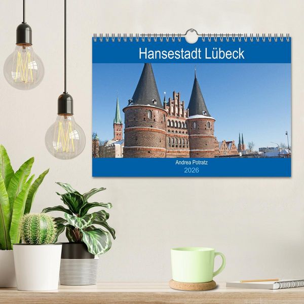 Produktbild: Hansestadt L&uuml;beck / Geburtstagskalender (Wandkalender 2026 DIN A4 quer), CALVENDO Monatskalender