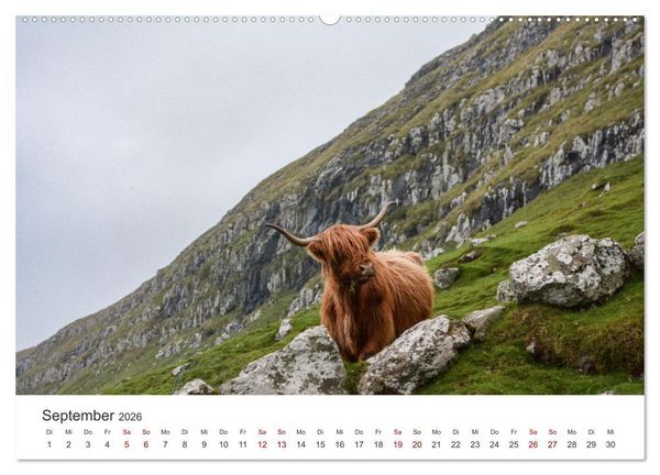 Produktbild: Schottland - Wundersch&ouml;ne Landschaften und einzigartige Natur. (Wandkalender 2026 DIN A2 quer), CALVENDO Monatskalender