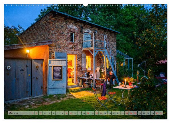 Produktbild: B&ouml;rnicke - Historisches Angerdorf im Barnim (hochwertiger Premium Wandkalender 2026 DIN A2 quer), Kunstdruck in Hochglanz