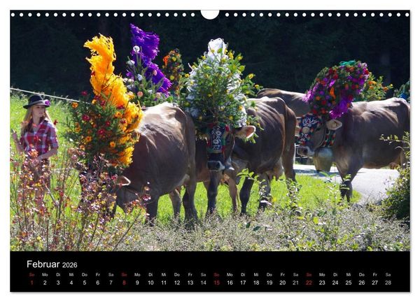 Produktbild: Almabtrieb in Tirol (Wandkalender 2026 DIN A3 quer), CALVENDO Monatskalender