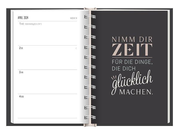 Terminplaner 2024 Nimm dir Zeit