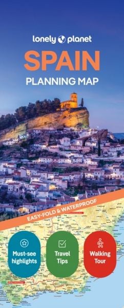 Produktbild: Lonely Planet Spain Planning Map