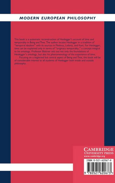 Produktbild: Heidegger's Temporal Idealism