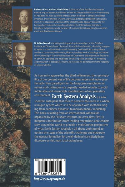 Produktbild: Earth System Analysis