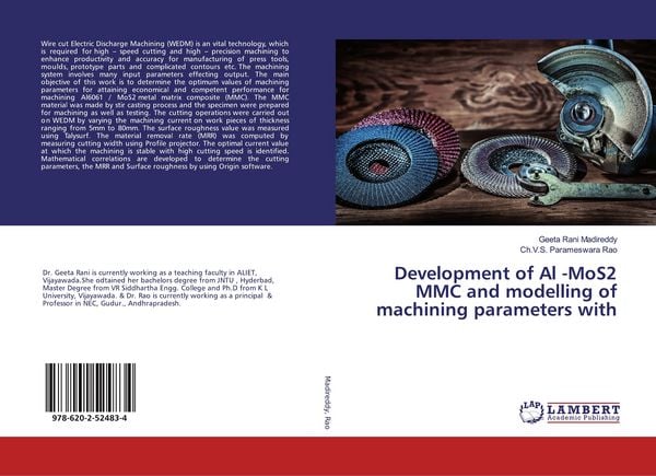 Produktbild: Development of Al -MoS2 MMC and modelling of machining parameters with
