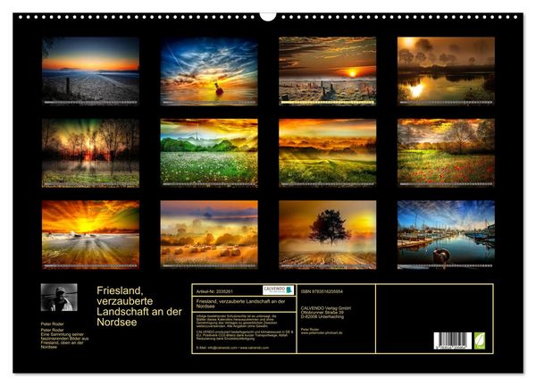 Produktbild: Friesland, verzauberte Landschaft an der Nordsee (Wandkalender 2026 DIN A2 quer), CALVENDO Monatskalender
