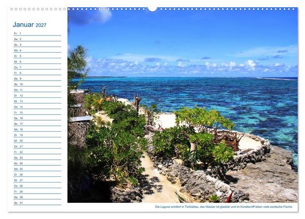 Produktbild: S&uuml;dsee-Insel Mo'orea (hochwertiger Premium Wandkalender 2027 DIN A2 quer), Kunstdruck in Hochglanz