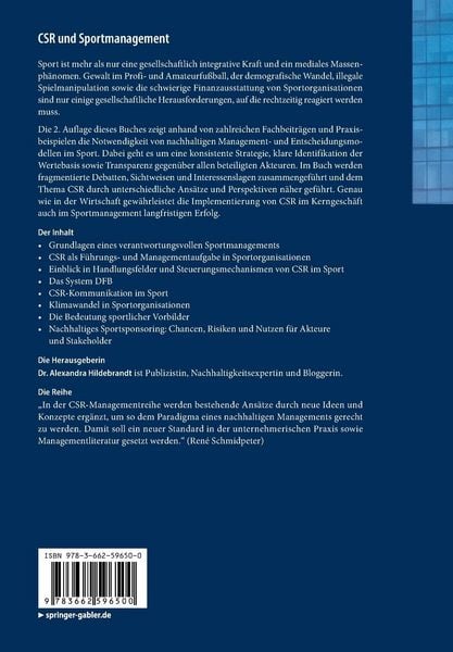 Produktbild: CSR und Sportmanagement