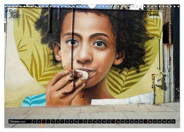 Produktbild: Bushwick Street Art (Wandkalender 2026 DIN A3 quer), CALVENDO Monatskalender