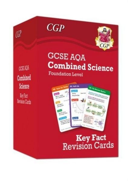 Produktbild: GCSE Combined Science AQA Foundation Key Fact Revision Cards - Summary cards for quick revision
