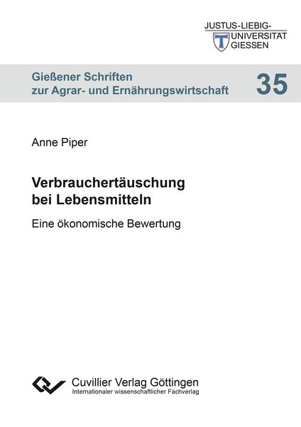 Produktbild: Verbrauchert&auml;uschung bei Lebensmitteln
