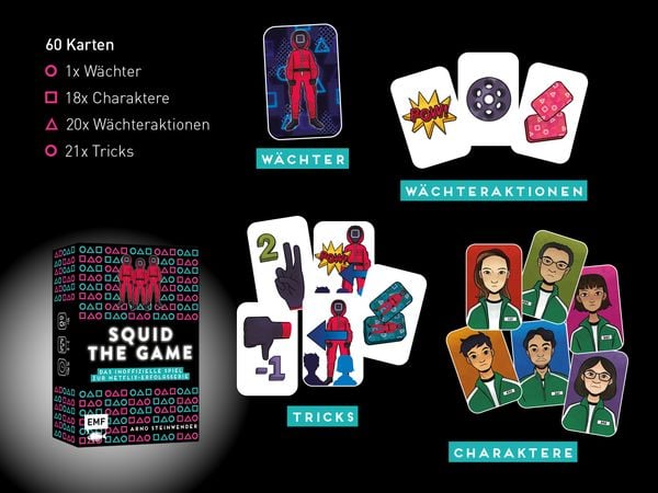 Kartenspiel: Squid - The Game - Das inoffizielle Spiel zur Netflix-Erfolgsserie!