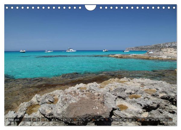 Produktbild: Formentera - Karibik im Mittelmeer (Wandkalender 2026 DIN A4 quer), CALVENDO Monatskalender