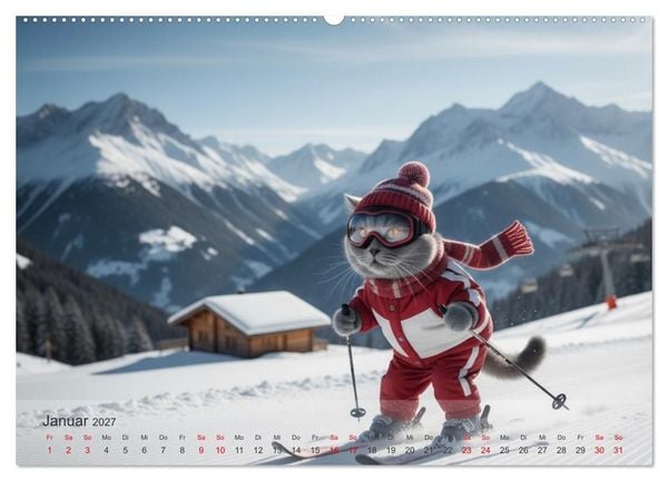 Produktbild: Der Graue Lord auf grosser Tour (hochwertiger Premium Wandkalender 2027 DIN A2 quer), Kunstdruck in Hochglanz