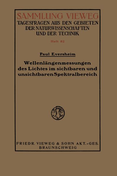 Produktbild: Wellenl&auml;ngenmessungen des Lichtes im sichtbaren und unsichtbaren Spektralbereich