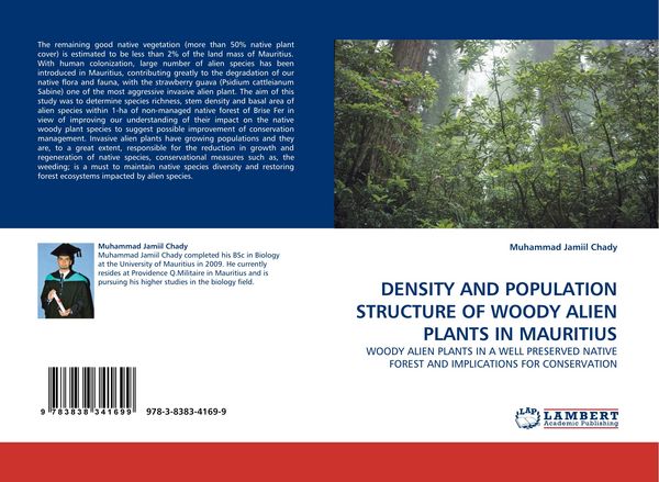 Produktbild: Density and Population Structure Of Woody Alien Plants in Mauritius