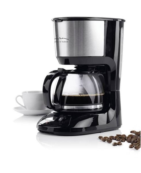 Produktbild: Maxxmee Barista Kaffeemaschine Schwarz, Silber Fassungsverm&ouml;gen Tassen=10 Glaskanne