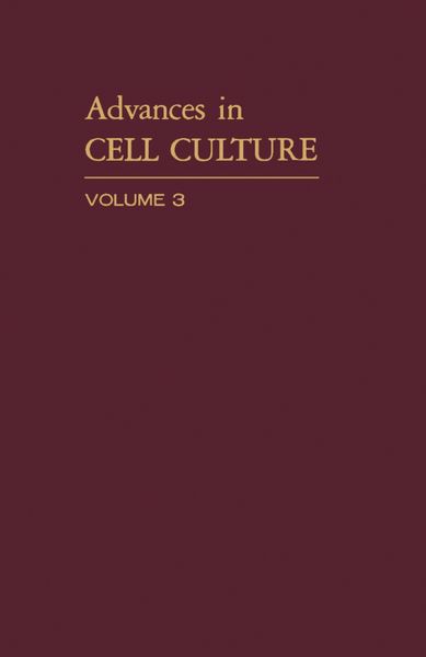 Produktbild: Advances in Cell Culture