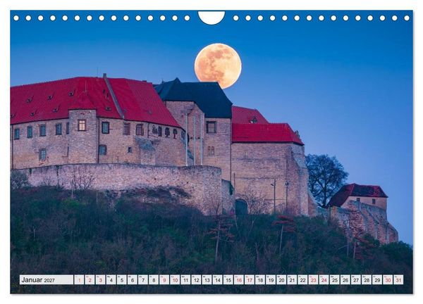 Produktbild: Willkommen im Burgenlandkreis (Wandkalender 2027 DIN A4 quer), CALVENDO Monatskalender